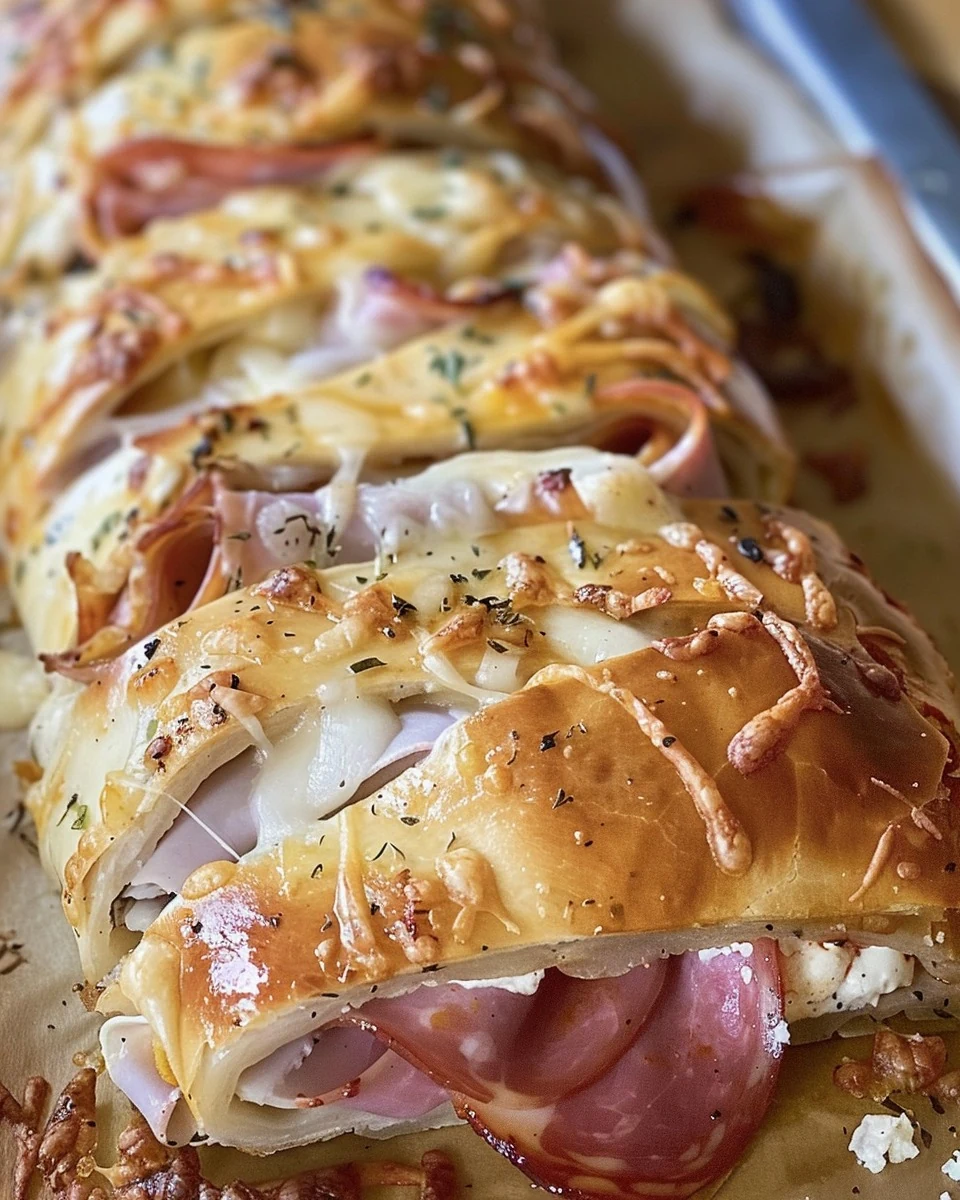 Delicious Italian Stromboli Recipe for a Perfect Dinner finished dish