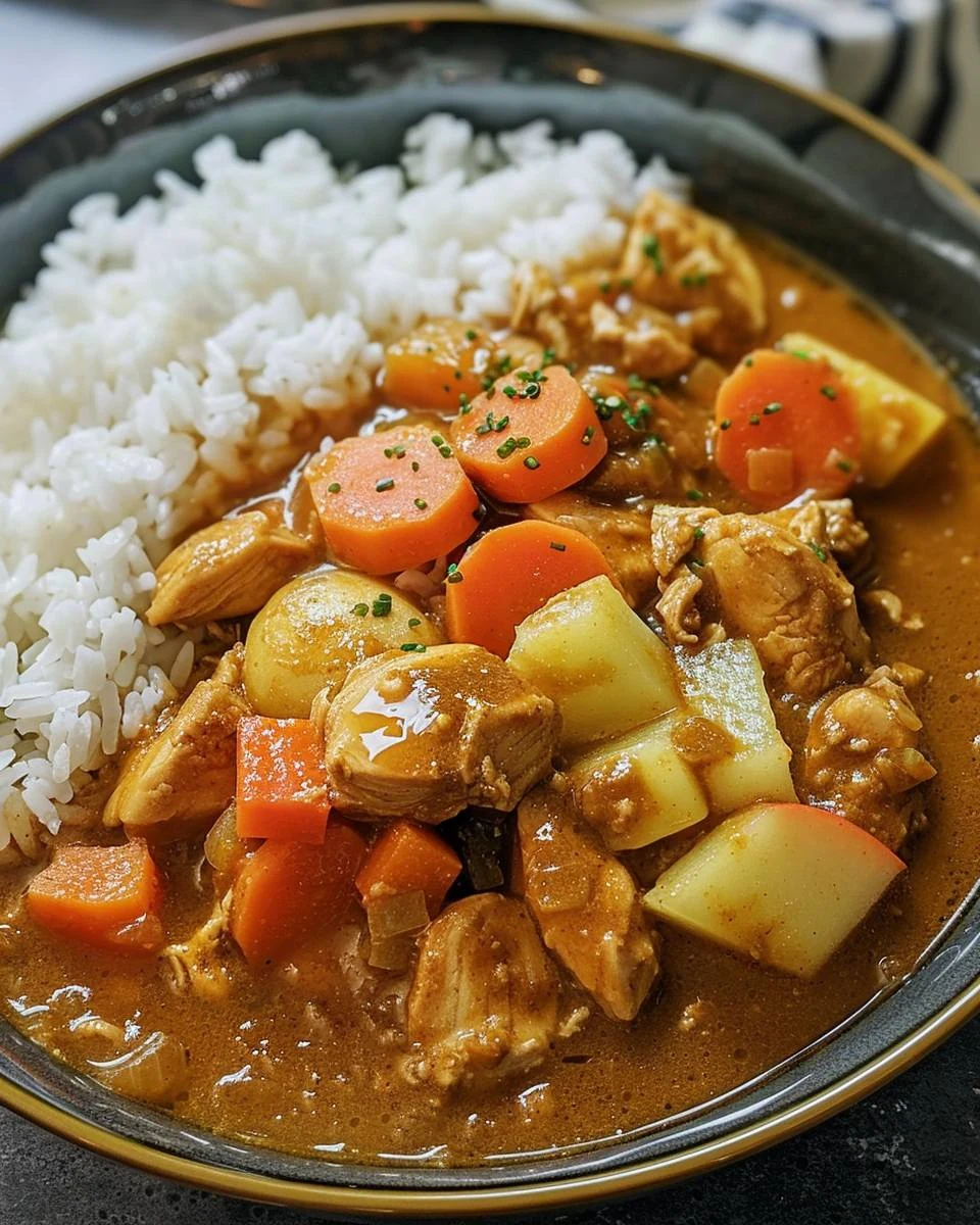 Delicious Japanese-Style Chicken Curry Recipe finished dish