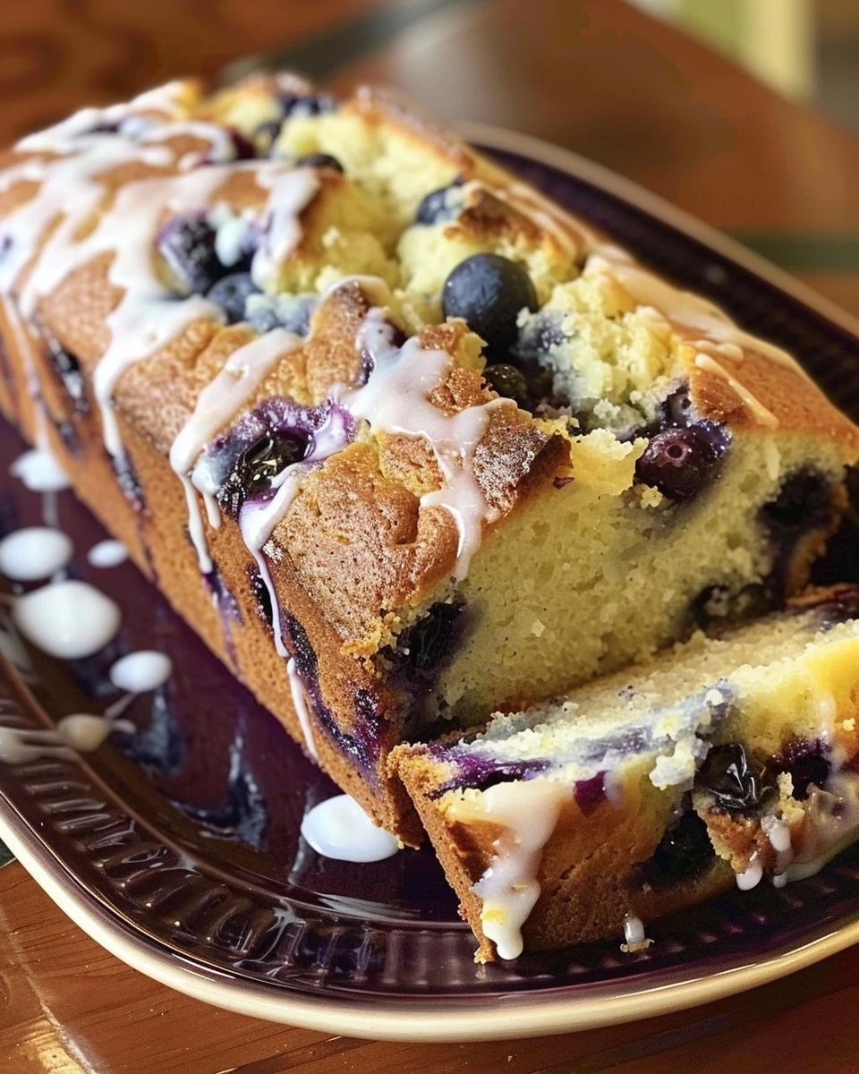 Delicious Lemon Blueberry Bread Recipe to Try Today finished dish