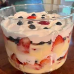 Delicious Lemon Blueberry Trifle Recipe finished dish