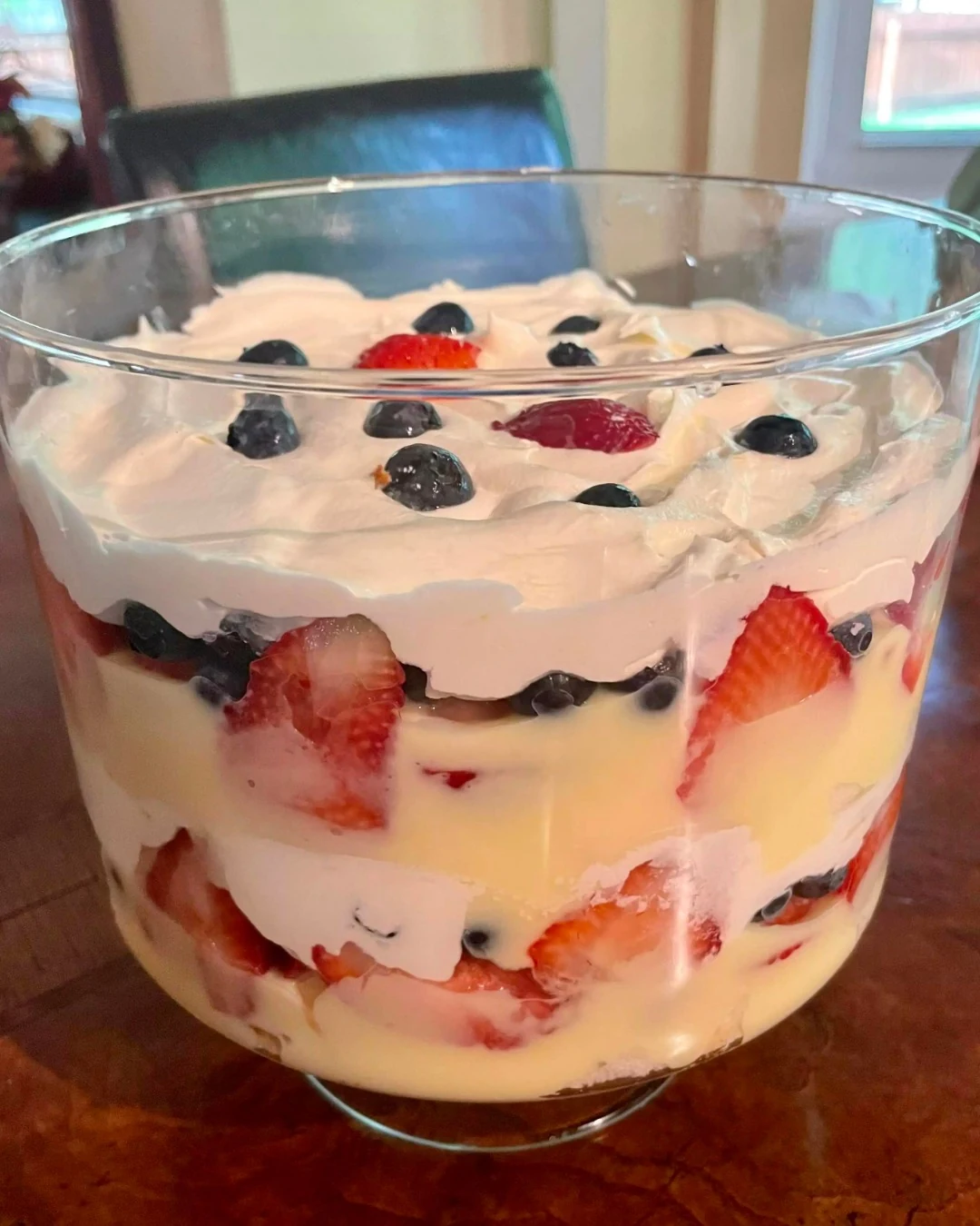 Delicious Lemon Blueberry Trifle Recipe finished dish