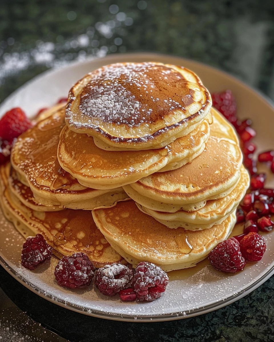 Delicious Low Sugar Pancakes Recipe for Healthy Eating finished dish