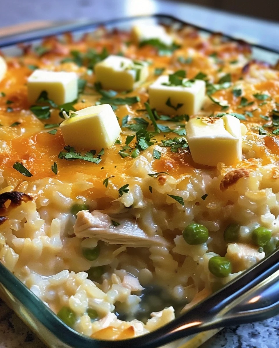 Delicious Mamaw's Chicken and Rice Casserole Recipe finished dish
