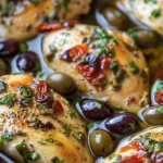Delicious Mediterranean Chicken Recipe for Dinner finished dish