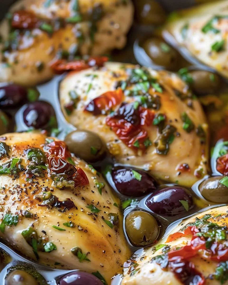Delicious Mediterranean Chicken Recipe for Dinner finished dish