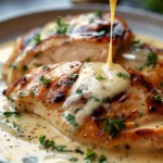 Delicious Mexican Chicken with Cheese Sauce Recipe finished dish