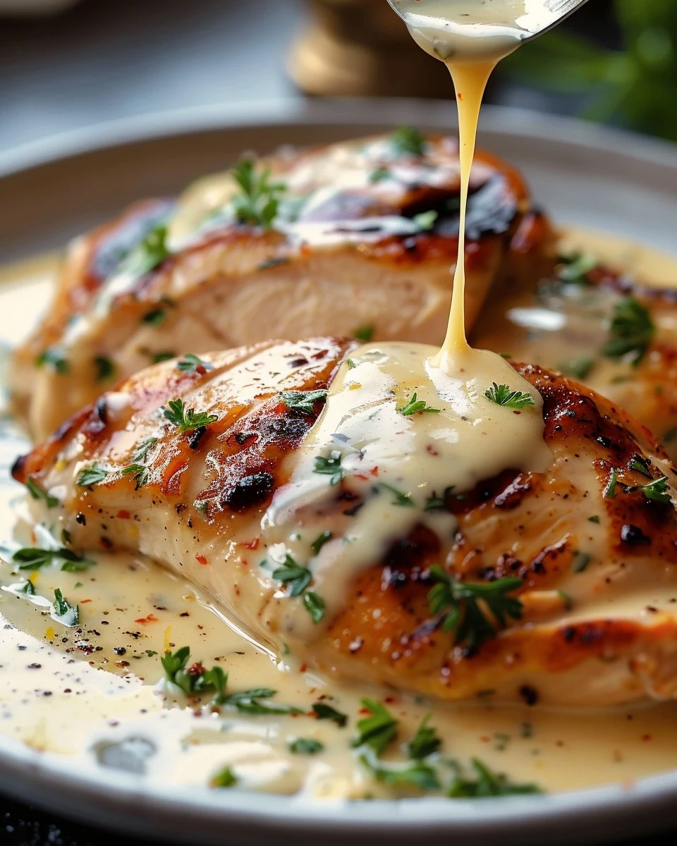 Delicious Mexican Chicken with Cheese Sauce Recipe finished dish