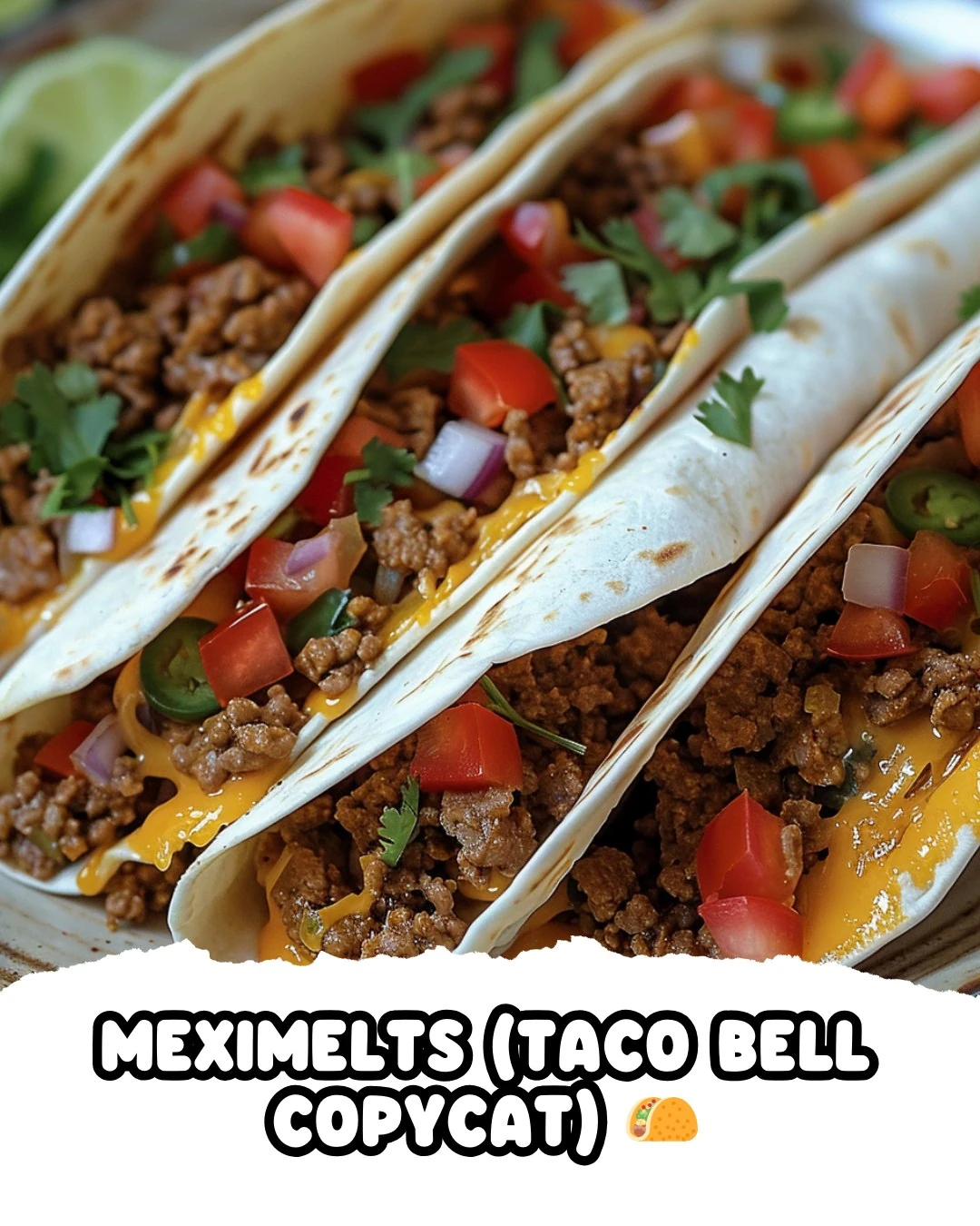 Delicious Meximelts Taco Bell Copycat Recipe