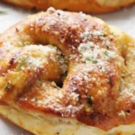 Delicious Mozzarella Stuffed Soft Pretzels Recipe finished dish