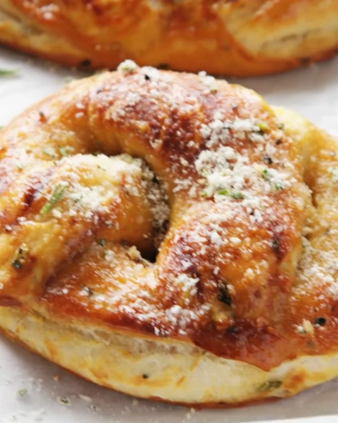 Delicious Mozzarella Stuffed Soft Pretzels Recipe finished dish