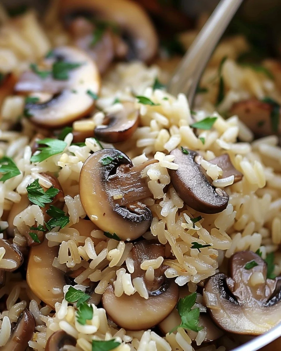 Delicious Mushroom Rice Recipe for Any Meal finished dish
