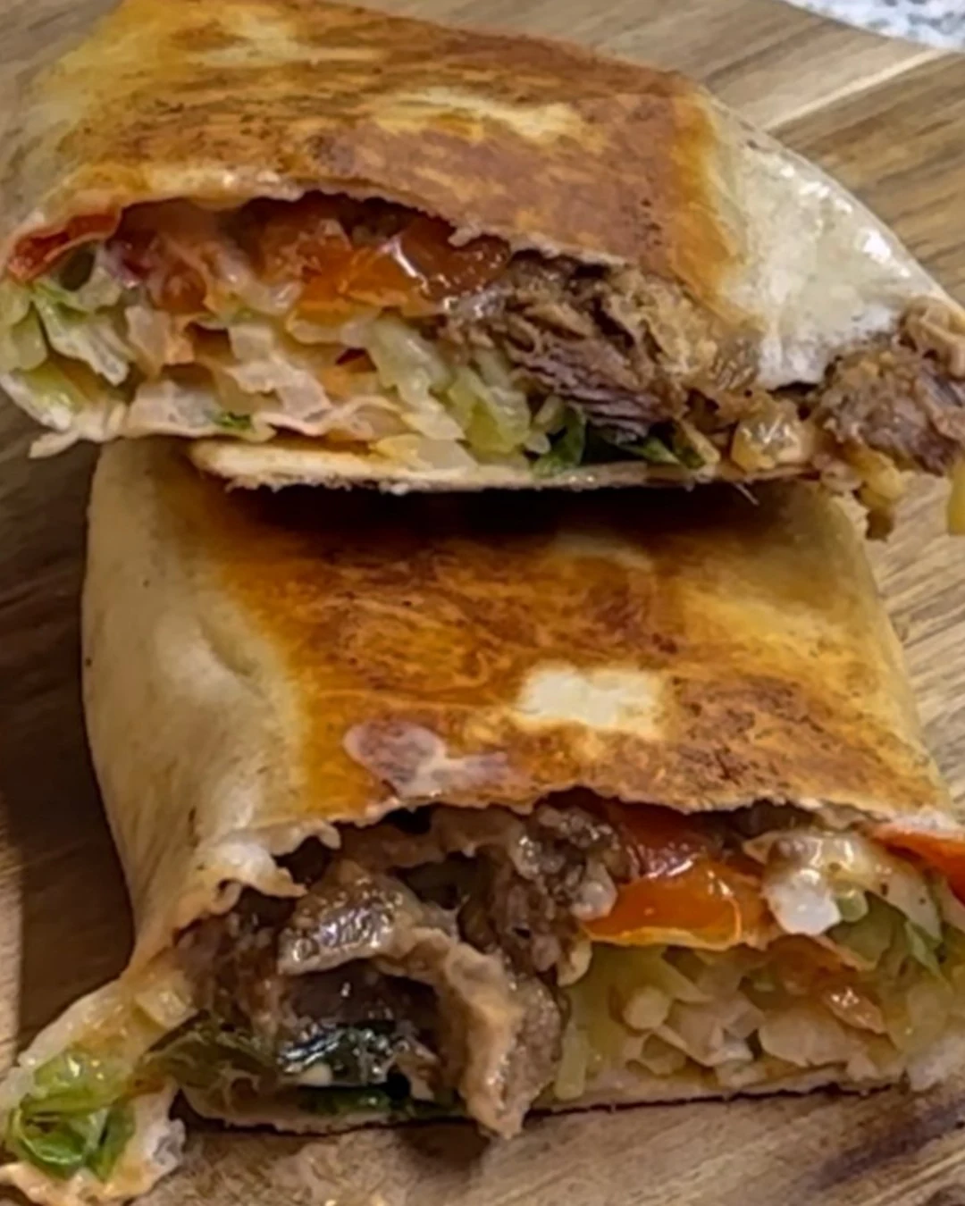 Delicious Nacho Cheese Beef Wraps Recipe in 25 Minutes finished dish