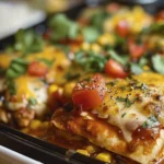 Delicious & Nutritious Healthy Mexican Chicken Bake Recipe finished dish