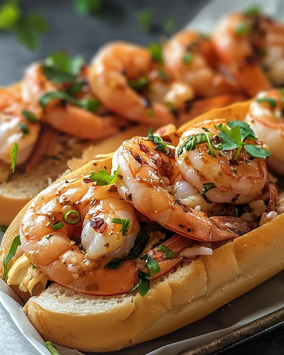 Delicious OLD BAY SHRIMP ROLLS Recipe finished dish