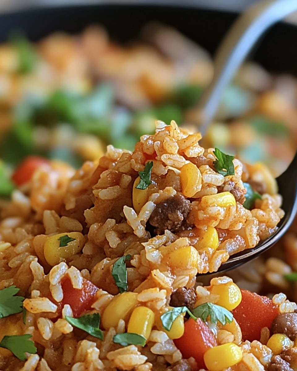 Delicious One Pot Mexican Rice Casserole Recipe