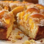 Delicious Peach Cobbler Pound Cake Recipe to Try finished dish