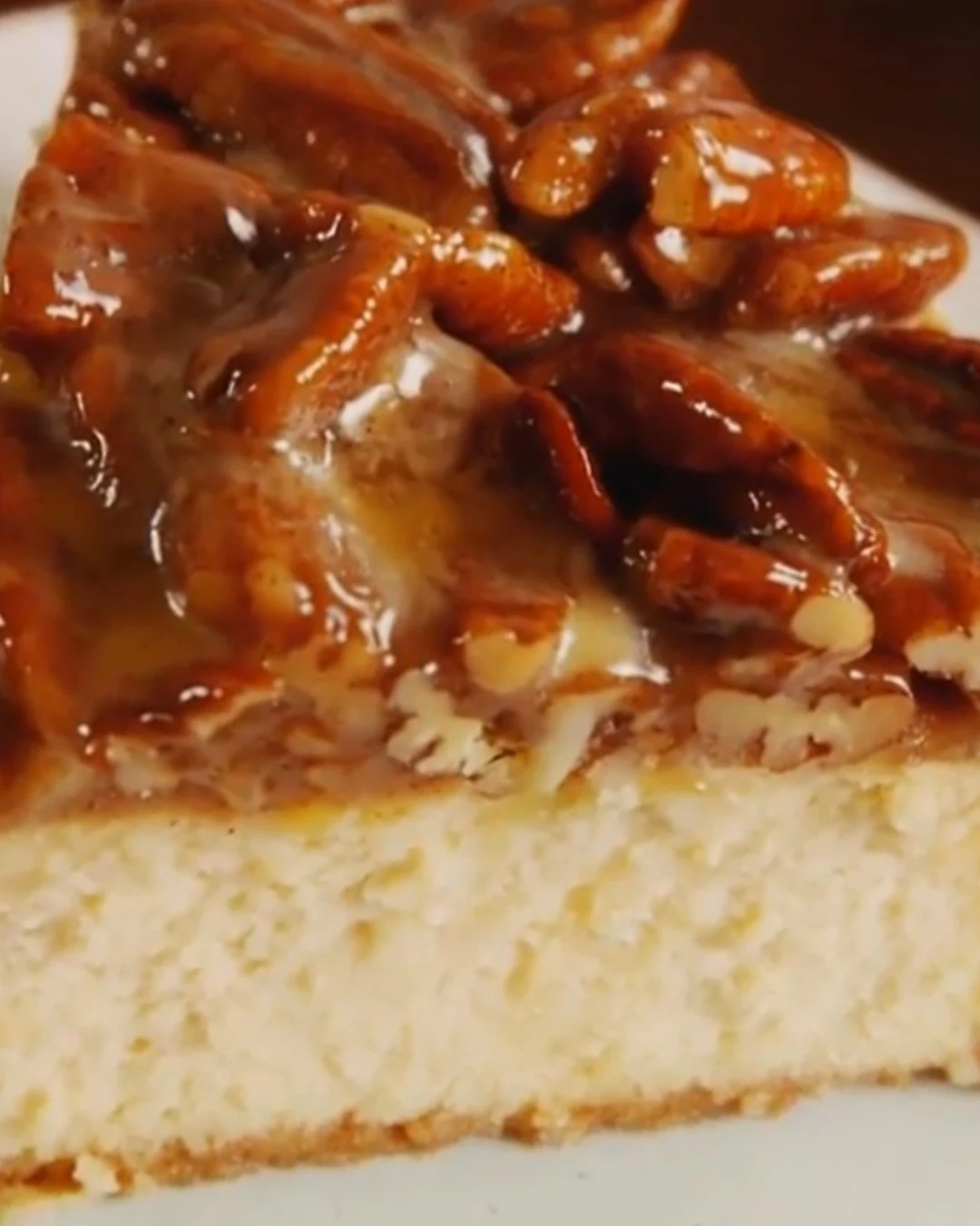 Delicious Pecan Pie Cheesecake Recipe finished dish