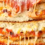 Delicious Pepperoni Pizza Grilled Cheese Recipe finished dish