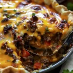 Delicious Pioneer Woman Cheeseburger Pie Recipe finished dish