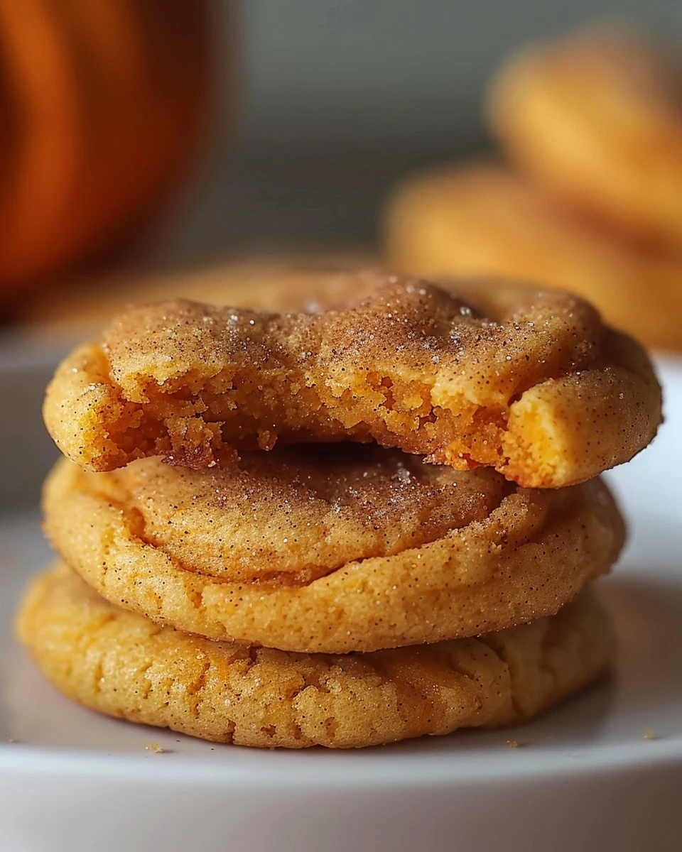 Delicious Pumpkin Snickerdoodles for Fall Baking finished dish