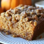 Delicious Pumpkin Streusel Coffee Cake Recipe finished dish