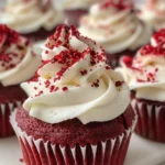 Delicious Red Velvet Cupcakes Recipe finished dish