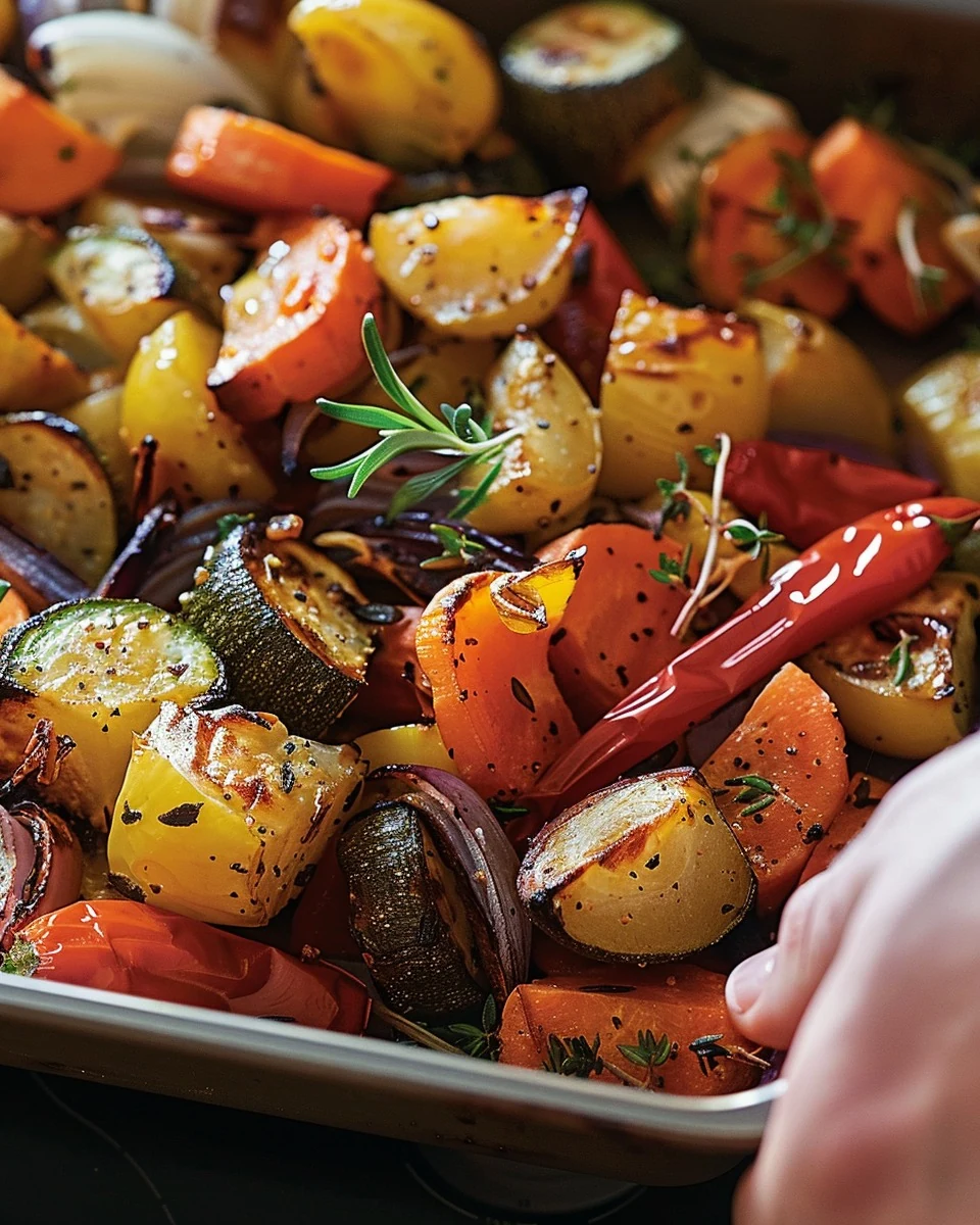 Delicious Roasted Veggie Delight Recipe for Everyone finished dish