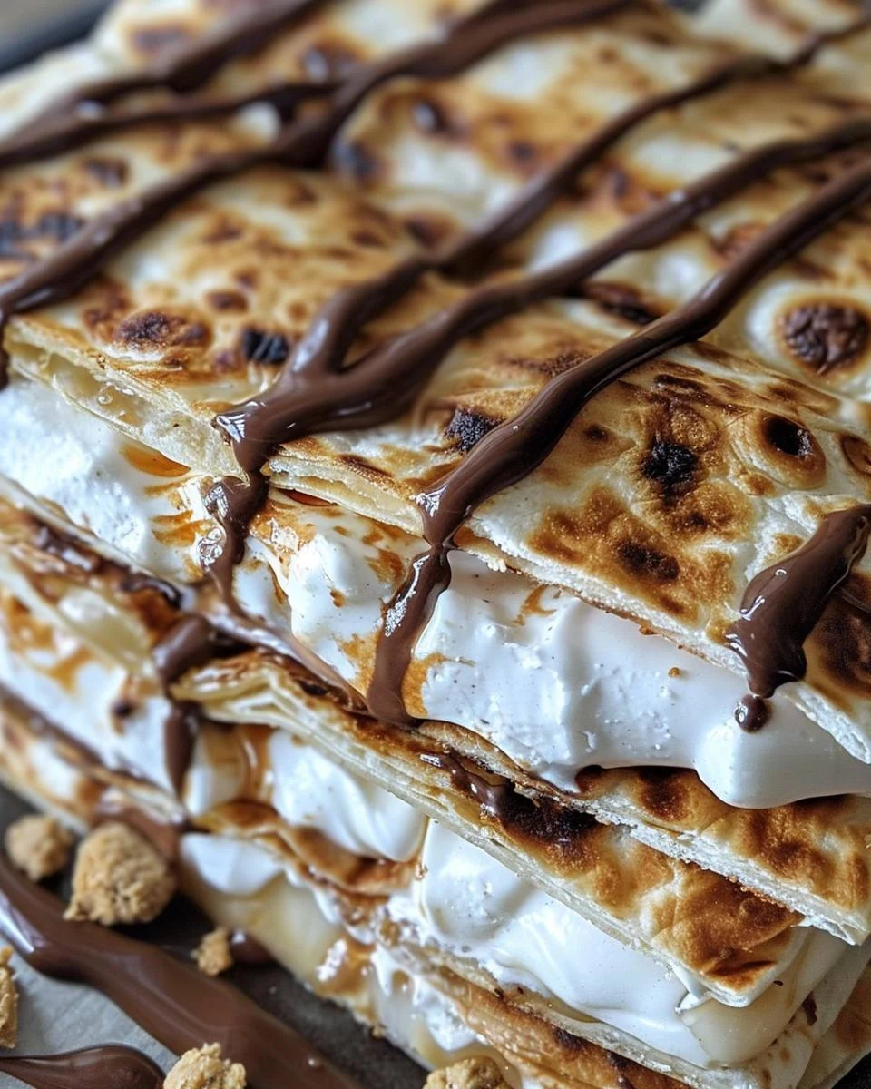 Delicious S'mores Crunchwraps Recipe You Must Try finished dish