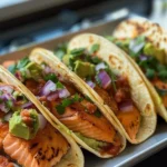 Delicious Salmon Tacos Recipe for a Quick Meal finished dish