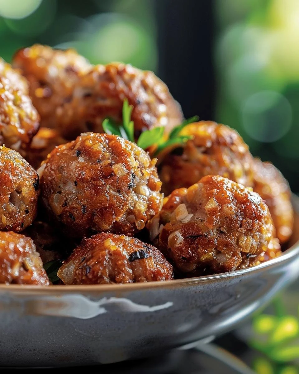 Delicious Sausage Balls Recipe for Any Gathering finished dish