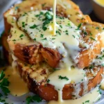 Delicious Savory Parmesan French Toast with Hollandaise Sauce Recipe finished dish