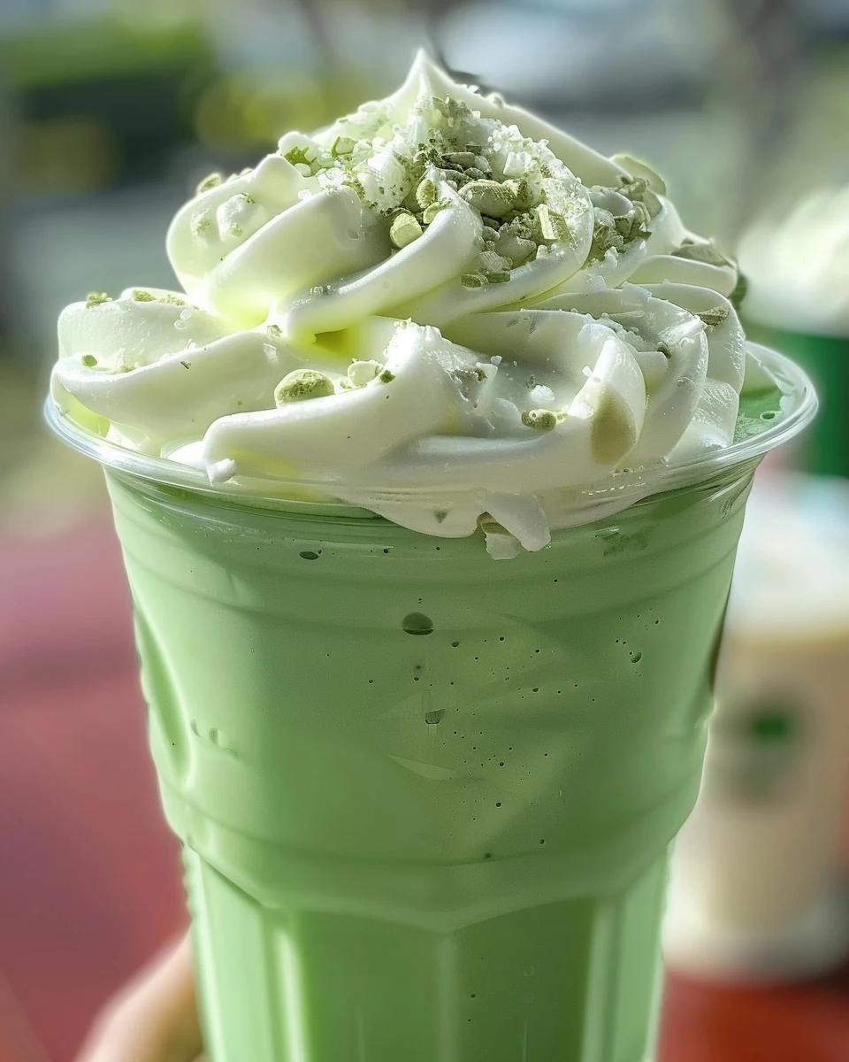 Delicious Shamrock Shake Recipe for a Minty Treat finished dish