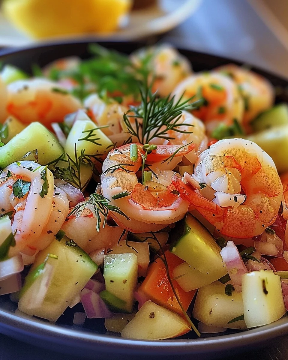 Delicious Shrimp Salad Recipe for a Light Lunch finished dish