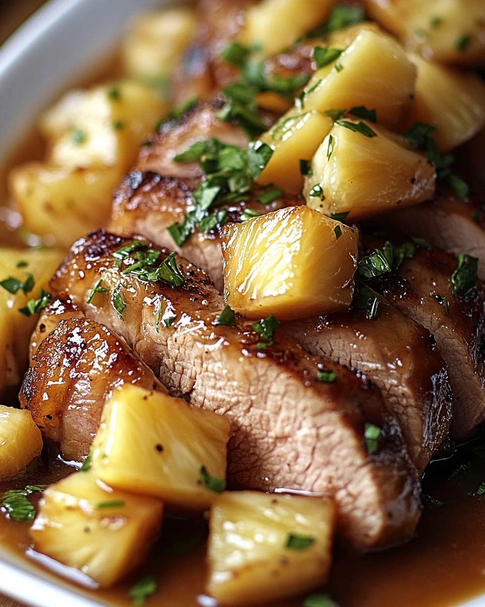 Delicious Slow Cooker Pineapple Pork Loin Recipe