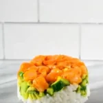 Delicious Spicy Shrimp Sushi Stacks Recipe finished dish