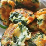 Delicious Spinach and Cheese Fritters Recipe to Try finished dish