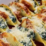 Delicious Spinach and Ricotta Stuffed Shells Recipe finished dish