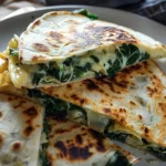 Delicious Spinach Artichoke Quesadillas Recipe finished dish