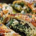 Delicious Spinach Ricotta Stuffed Chicken Breasts Recipe finished dish