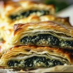 Delicious Spinach Stuffed Pastry Recipe finished dish