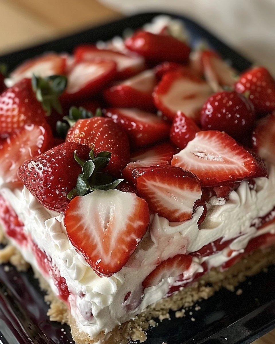 Delicious Strawberry Cream Cheese Icebox Cake Recipe