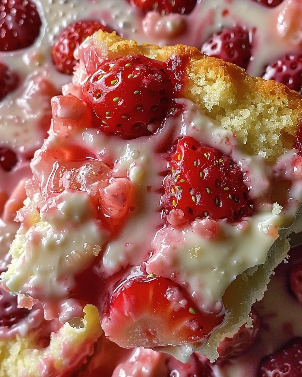 Delicious Strawberry Earthquake Cake Recipe