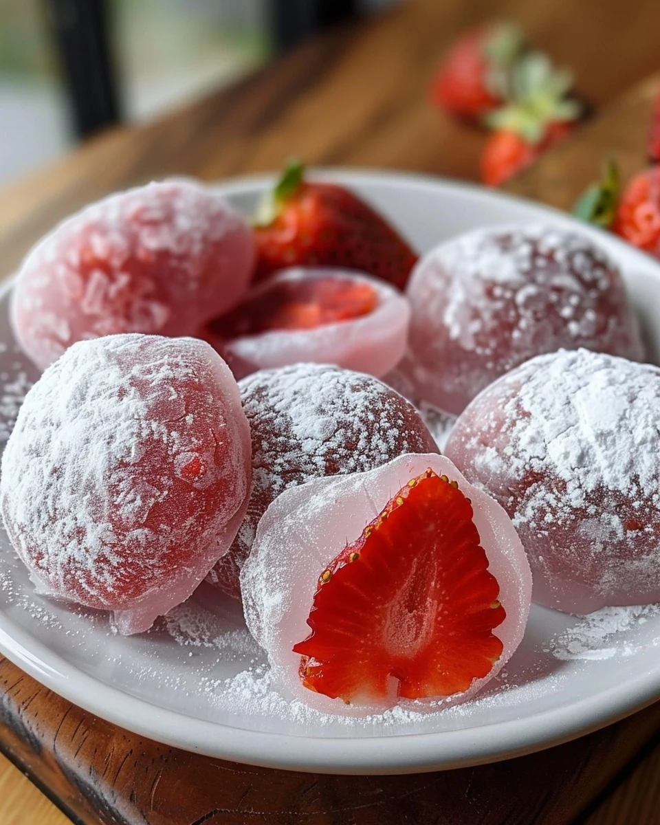 Delicious Strawberry Mochi Recipe You Must Try finished dish
