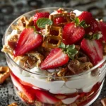 Delicious Strawberry Pretzel Salad Recipe to Try finished dish