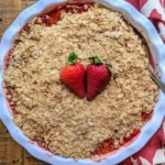 Delicious Strawberry Rhubarb Crisp Recipe to Try finished dish