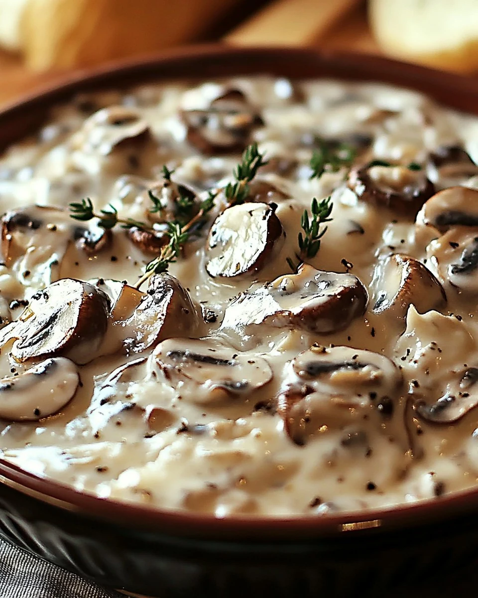 Delicious Stuffed Mushroom Dip Recipe