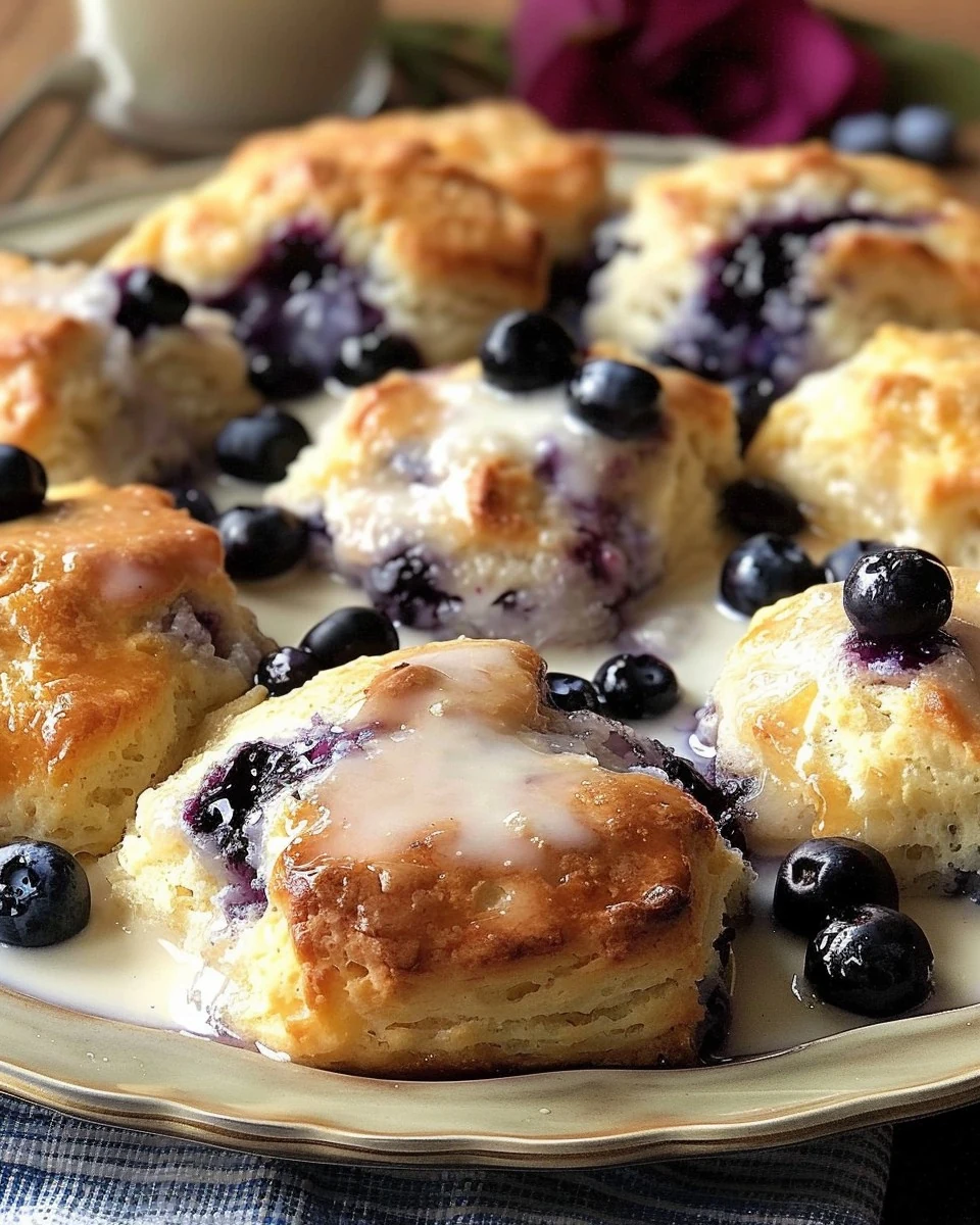 Delicious Sweet Blueberry Biscuits Recipe to Try Today finished dish
