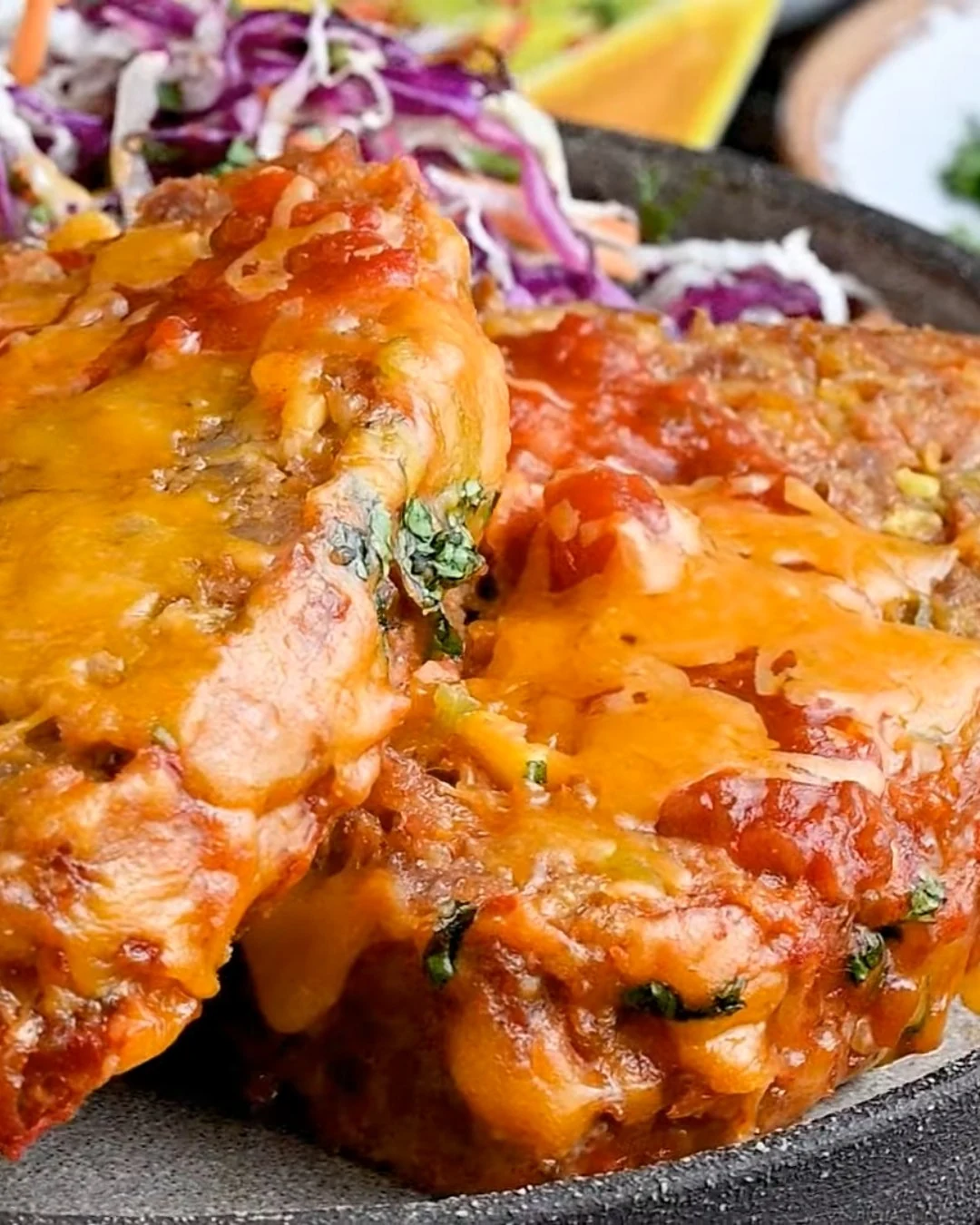 Delicious Taco Meatloaf Recipe for Family Dinner finished dish