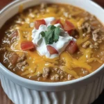 Delicious Taco Soup Recipe for Quick Dinner finished dish