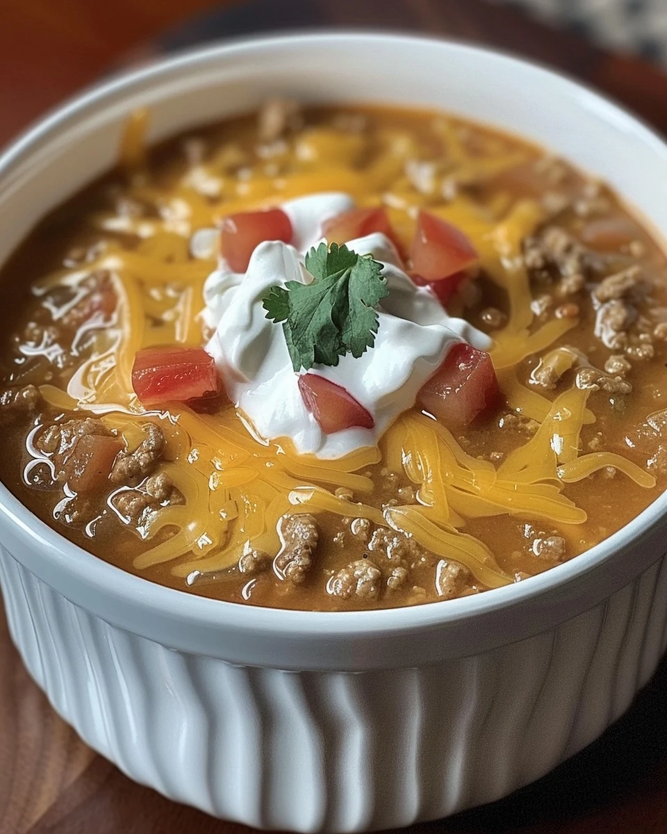 Delicious Taco Soup Recipe for Quick Dinner finished dish